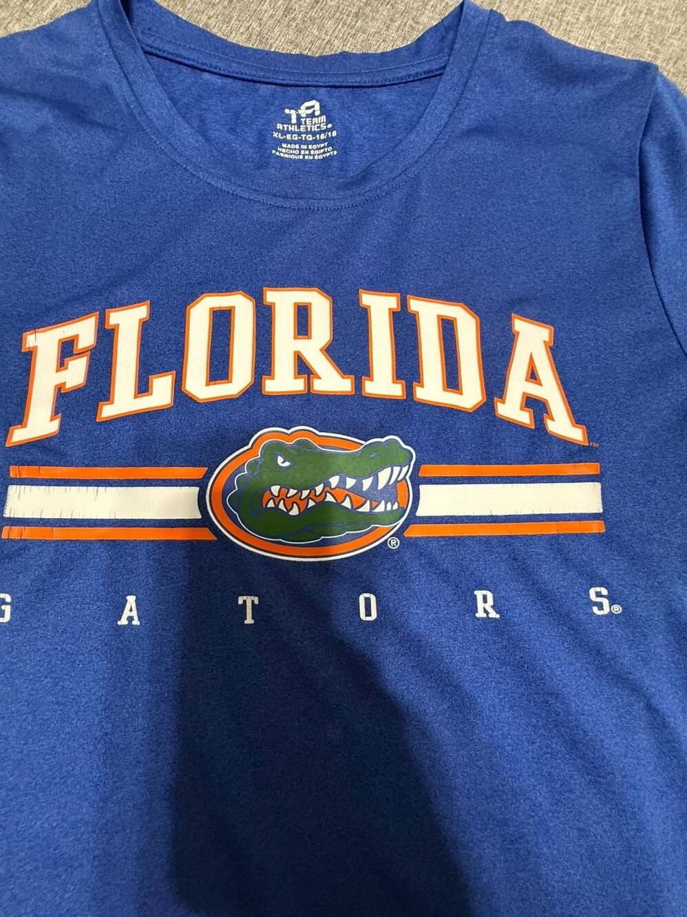 Team Athletics Florida Gators Blue Graphic T-Shirt XL